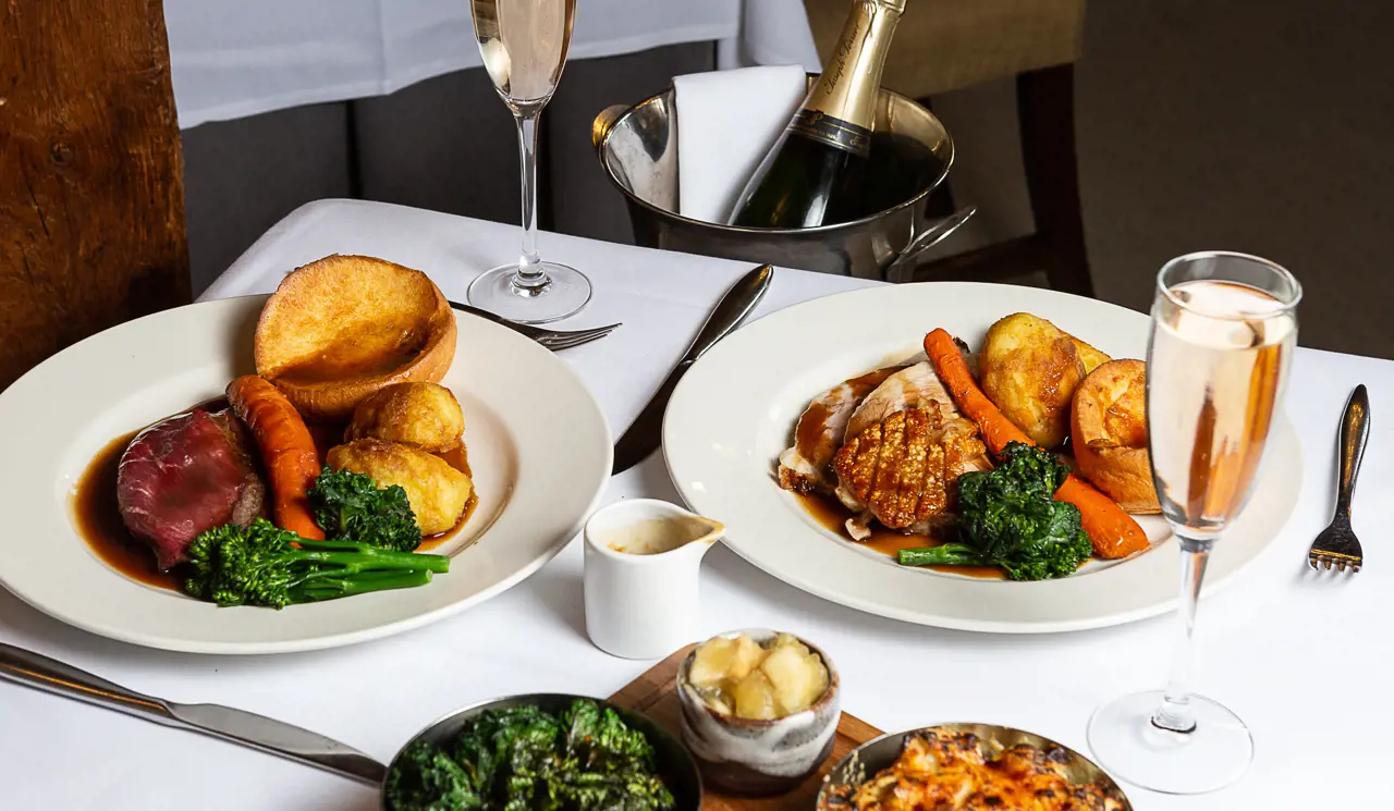 The Swan at Lavenham Hotel & Spa - roasts with Champagne in bucket